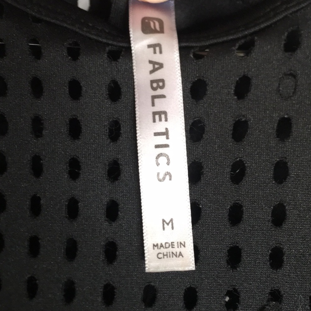 Fabletics Black Workout Pull Over - image 3